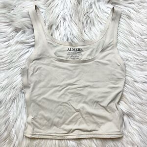 Almere Women's Cream Shaping Tank Top Size XS